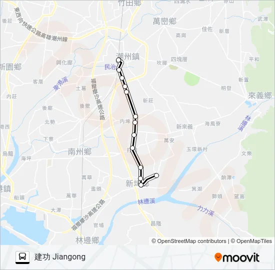 8210 Bus Line Map