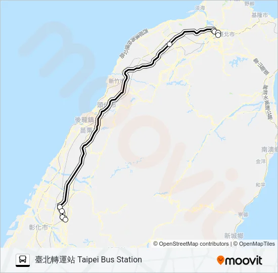 1620B Bus Line Map