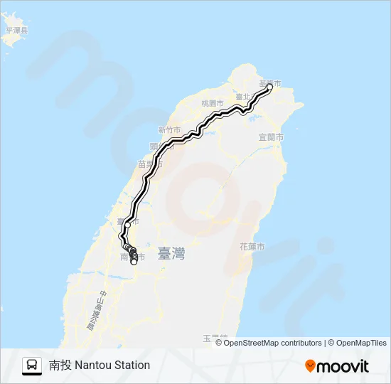 1806 Bus Line Map