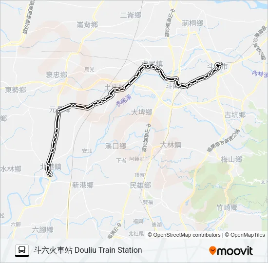 7124 Bus Line Map