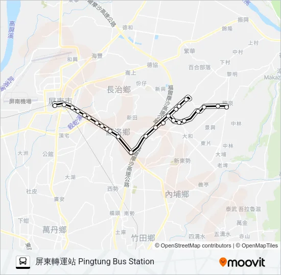 8230 Bus Line Map
