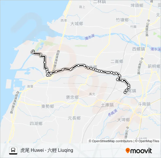 7104 Bus Line Map