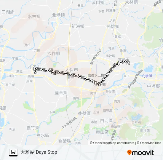 7324C Bus Line Map