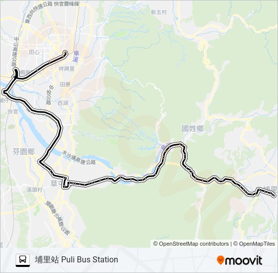 6670G bus Line Map