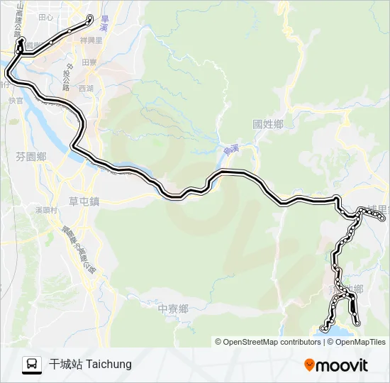 6670A Bus Line Map