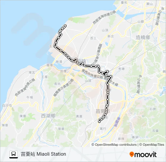 5816 Bus Line Map