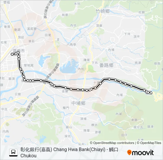 7216 Bus Line Map