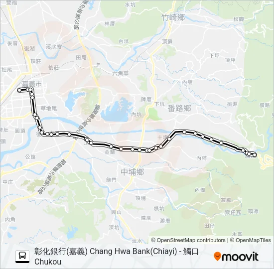 7216 Bus Line Map