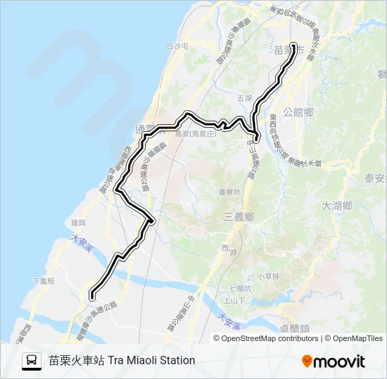 5814 Bus Line Map