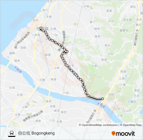 5818 Bus Line Map