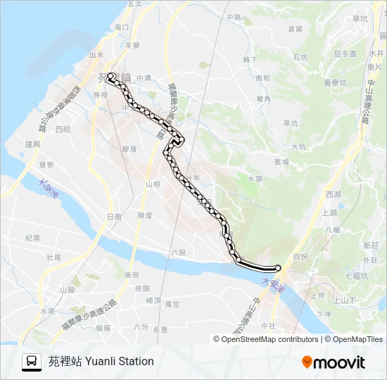 5818 Bus Line Map