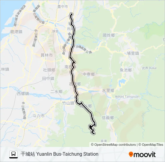 6871 Bus Line Map