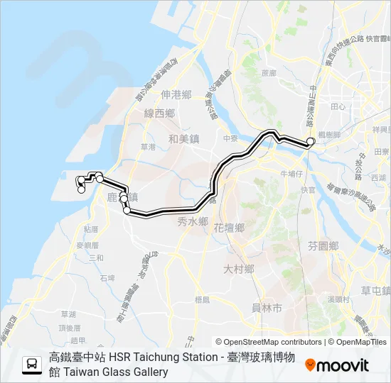 巴士6936A的線路圖