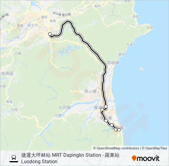9028 Bus Line Map