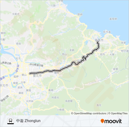 1191 Route: Schedules, Stops & Maps - 中崙Zhonglun (Updated)