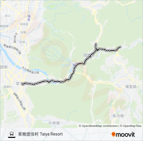 6653 Bus Line Map