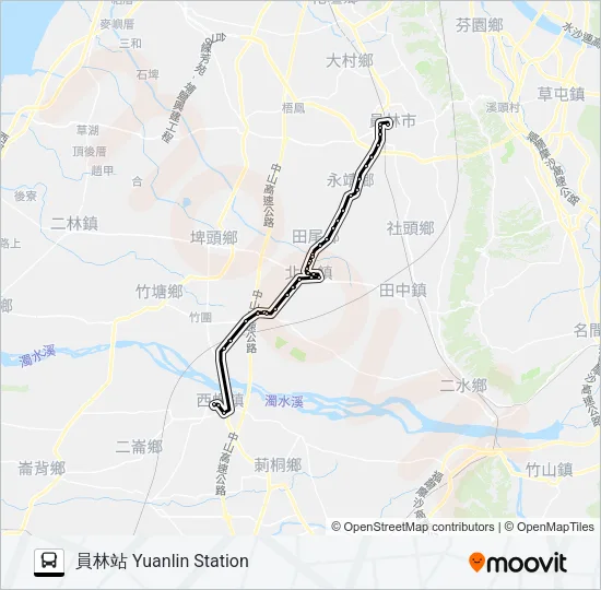 6881 Bus Line Map