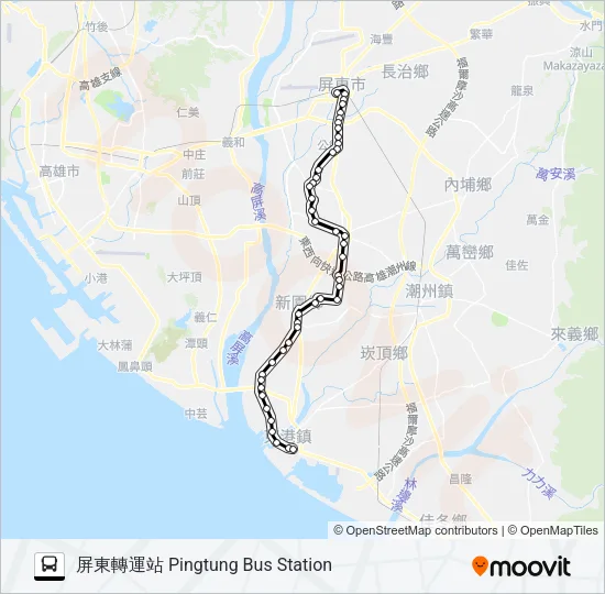 8203 Bus Line Map