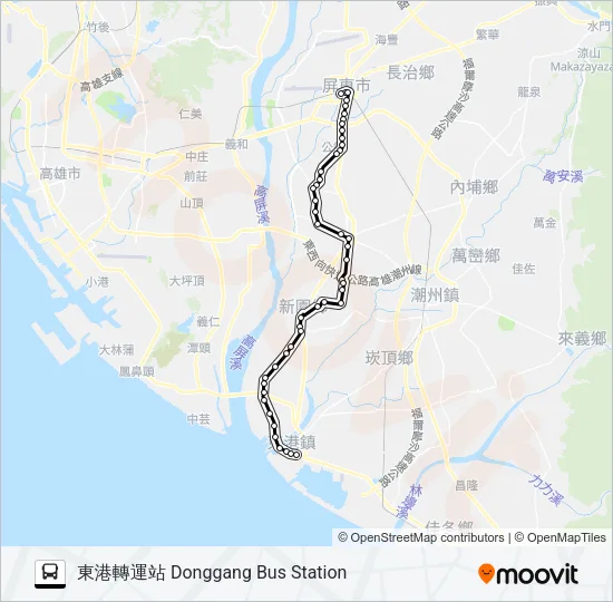 8203 Bus Line Map