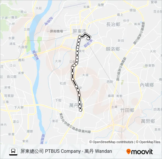 8201 Bus Line Map