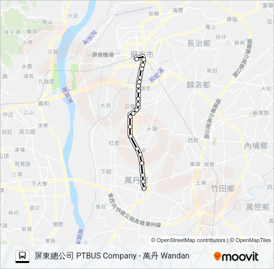 8201 Bus Line Map
