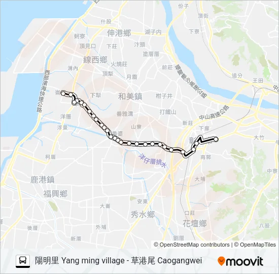 6903A Bus Line Map