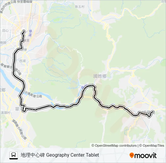 6268A Bus Line Map