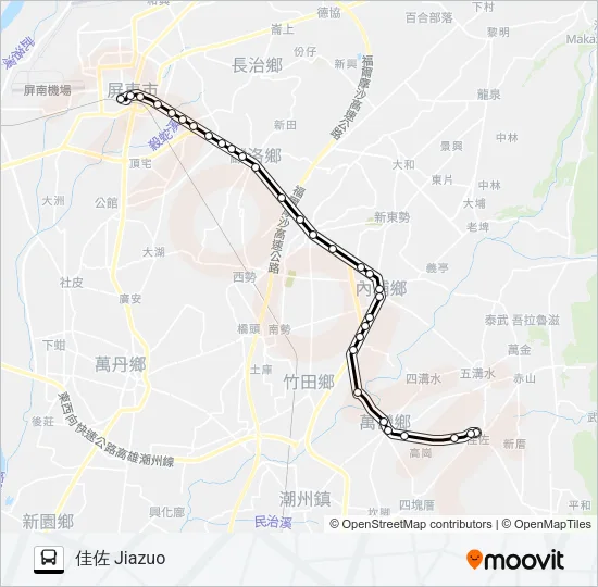 8236 Bus Line Map