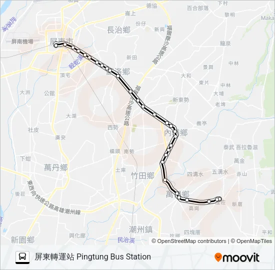 8236 Bus Line Map