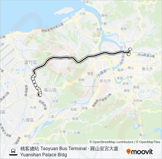 9023 Bus Line Map