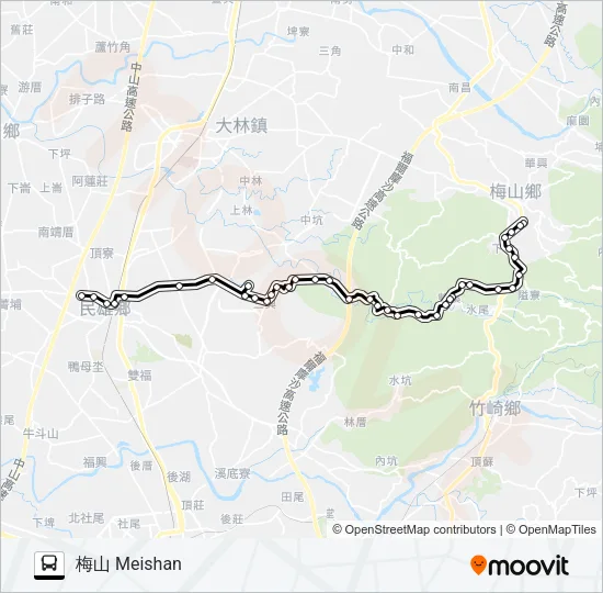 7306 Bus Line Map