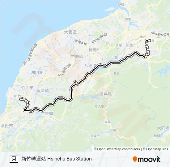 1728 Bus Line Map