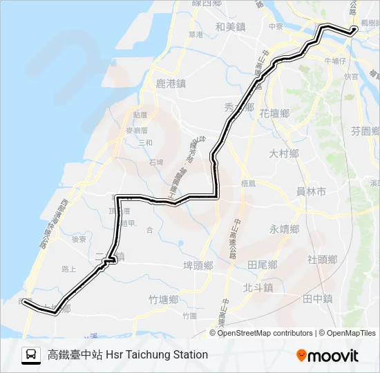 6737B Bus Line Map