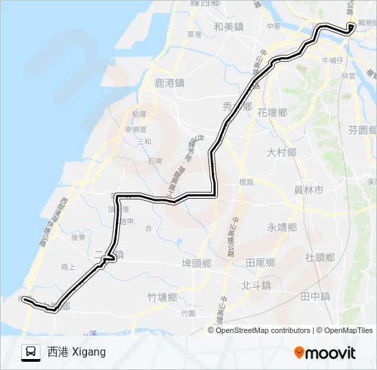 6737B Bus Line Map