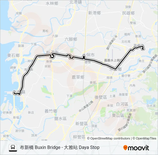 7327D Bus Line Map