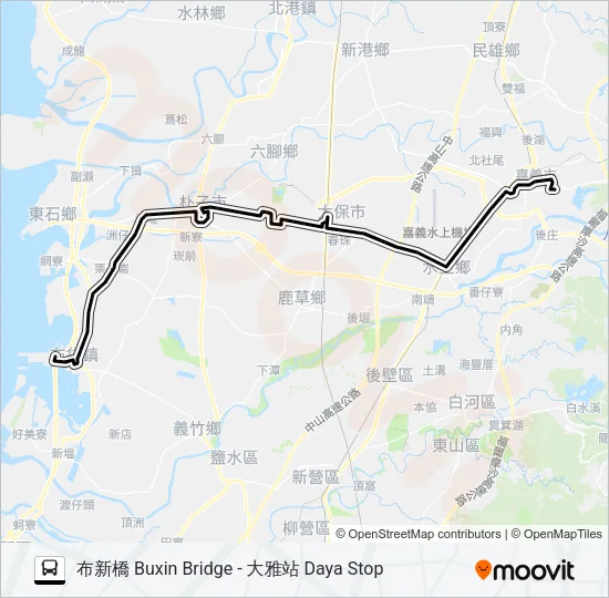 7327D Bus Line Map