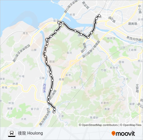 5667 bus Line Map