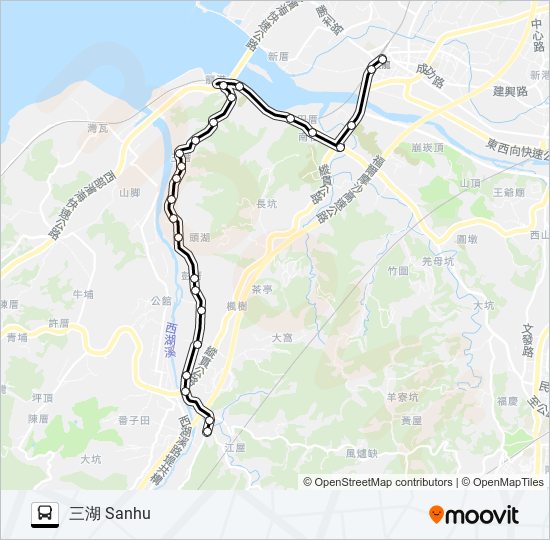 5667 bus Line Map