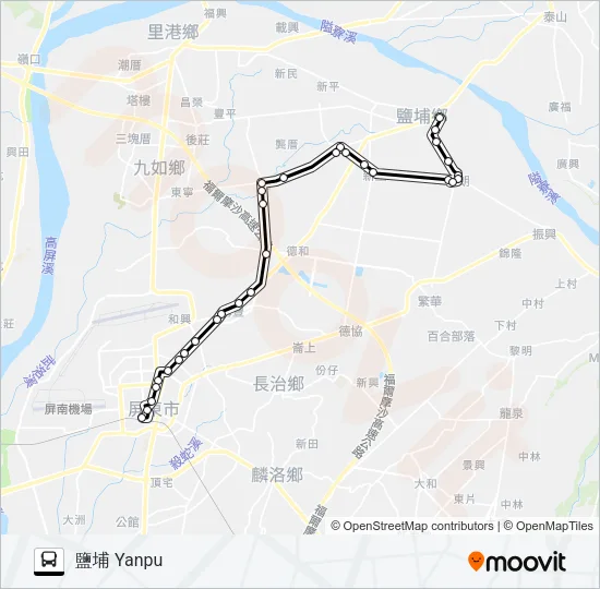 8223 Bus Line Map