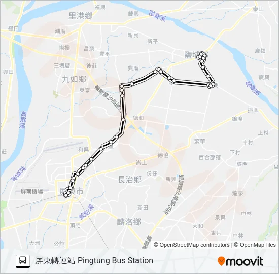 8223 Bus Line Map
