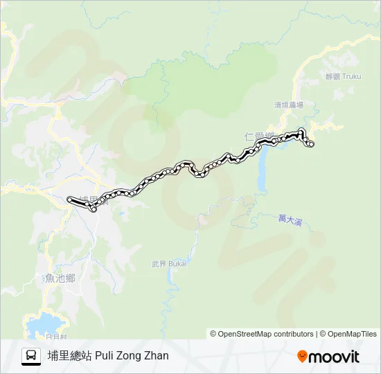 6661A Bus Line Map
