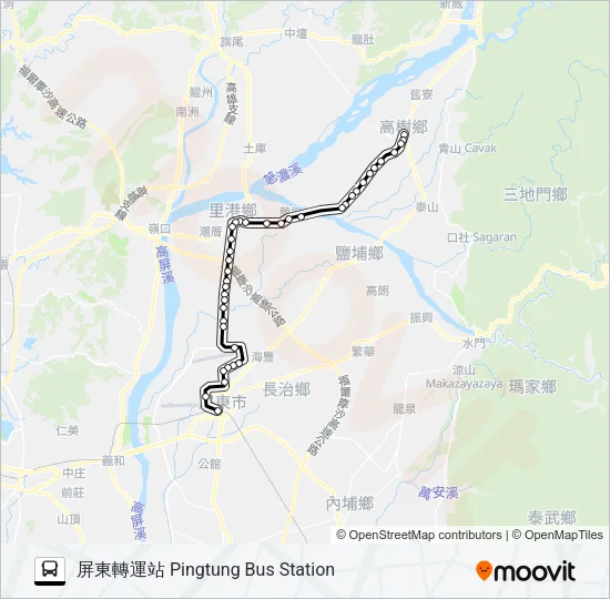 8217B Bus Line Map