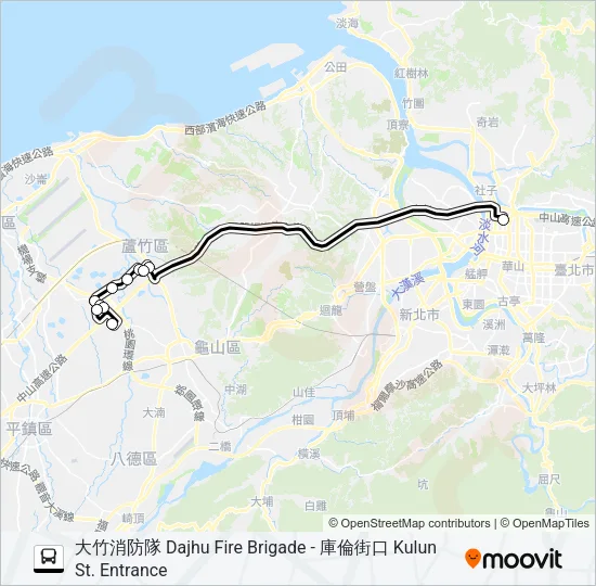 0968A Bus Line Map