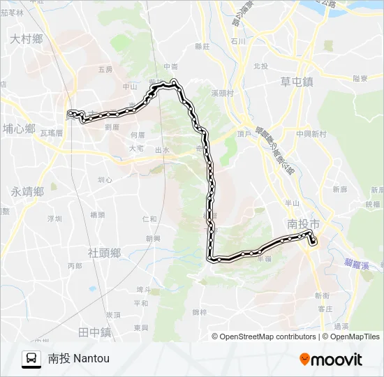 6925 Bus Line Map