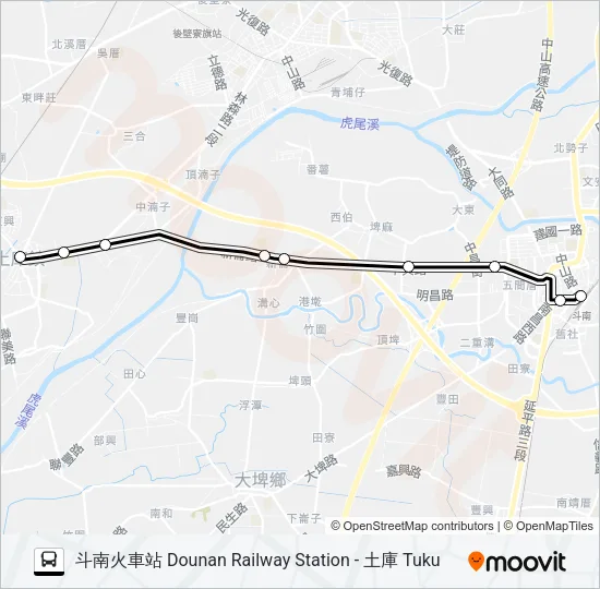 7119 Bus Line Map