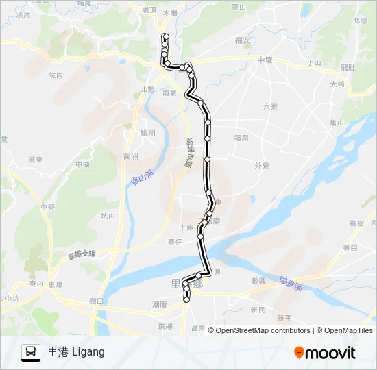 8037 Bus Line Map