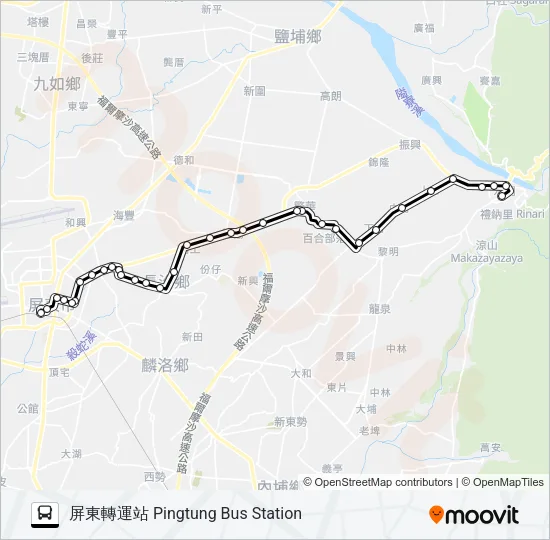 8229 Bus Line Map