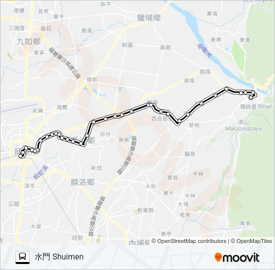 8229 Bus Line Map