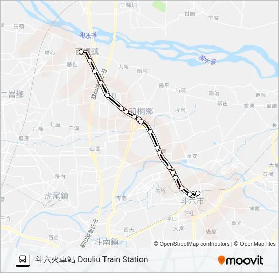 7133 Bus Line Map