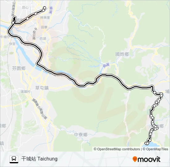 6670B Bus Line Map